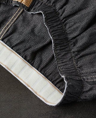 elasticized waistband of 1950s Salt & Pepper Boxer