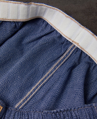 elasticized waistband of 1950s Salt & Pepper Boxer