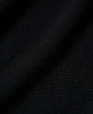 fabric texture of 1930s Loopwheel Cotton Henley Shirt