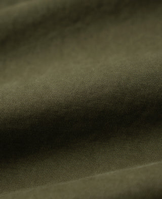 fabric texture of 1930s Washed Officer Chino Shorts