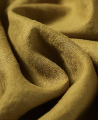 fabric texture of 1950s Italian Collar Linen Shirt