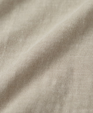 fabric texture of Classic Fit Loopwheel Slub Cotton T-Shirt