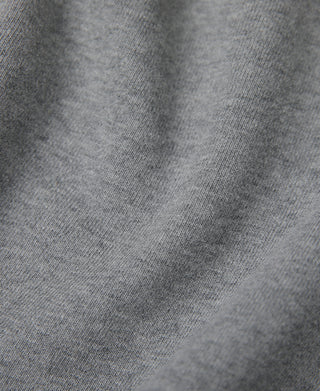 fabric texture of Contrast-Tipped Loopwheel Crewneck Sweatshirt