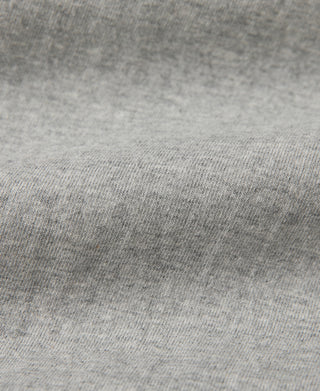 fabric texture of Heavyweight Cotton Tubular Short-Sleeve Henley Shirt
