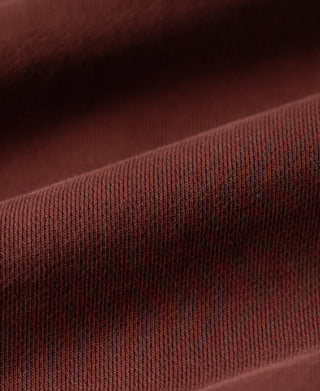 fabric texture of Heavyweight Quarter-Zip Collar Sweatshirt