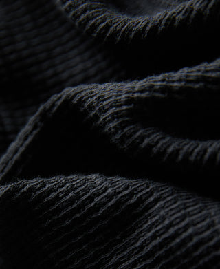 fabric texture of Honeycomb Waffle Knit T-Shirt