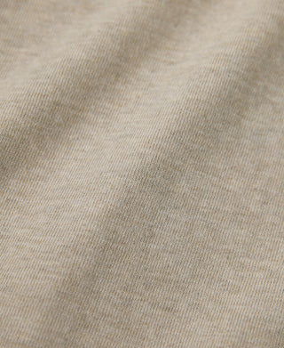 fabric texture of Loopwheel Long Sleeve Cotton T-Shirt