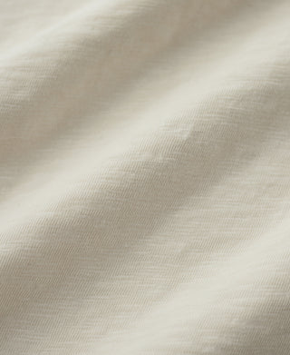 Fabric Texture of Vintage Slub Cotton Cap Sleeve T-Shirt