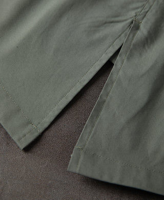 fishtail hem of M-65 Water Repellent Poplin Short Parka