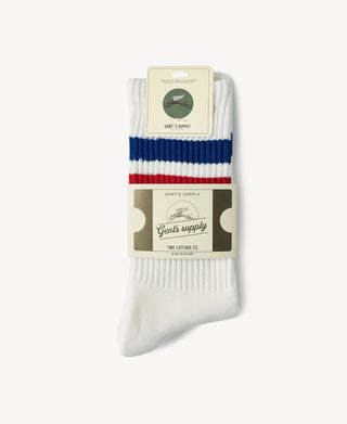 flat lay of Classic IVY League Cotton Socks