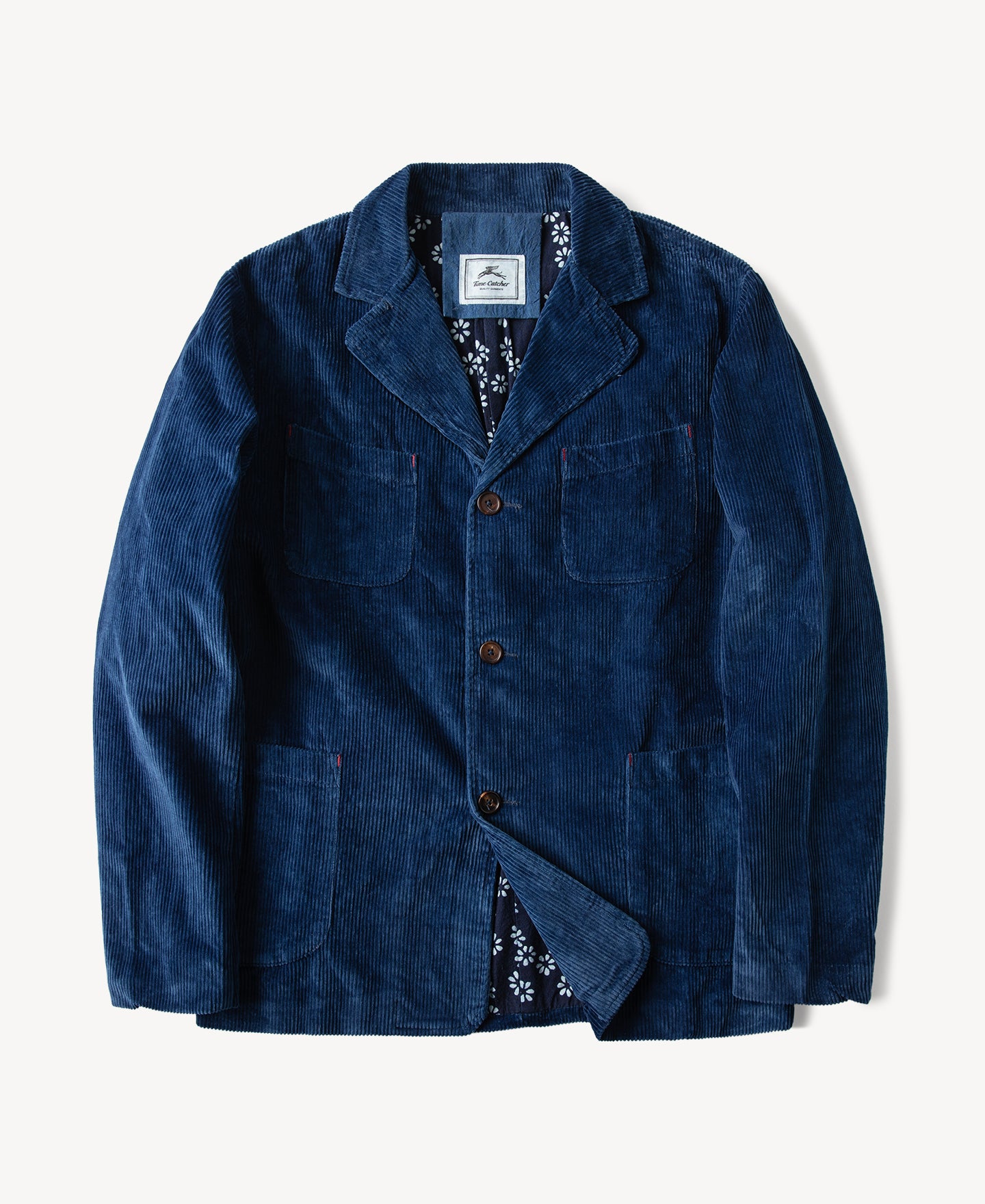 French Indigo-Dyed Corduroy Work Jacket | Time Catcher – Time