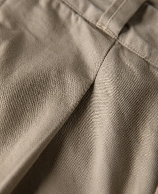 front pleat of French Army M-1952 Chino Trousers