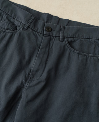 front rise of Vintage Washed Tapered 5-Pocket Pants