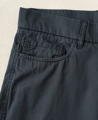 front two pockets of Vintage Washed Tapered 5-Pocket Pants