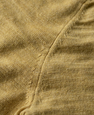 hand-linked seam of Lightweight Slub Cotton Knit Polo