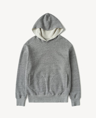 Heavyweight Boxing Glove Pocket Hoodie in Heather Gray