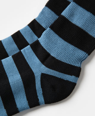 heel of Retro Striped Cotton Socks