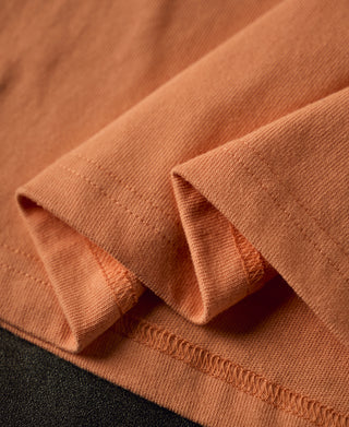 hem detail of 1900s Heavyweight Cotton Jersey Boxy T-Shirt