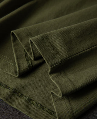 hem detail of 1900s Heavyweight Cotton Jersey Boxy T-Shirt