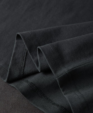 hem detail of 1900s Heavyweight Cotton Jersey Boxy T-Shirt