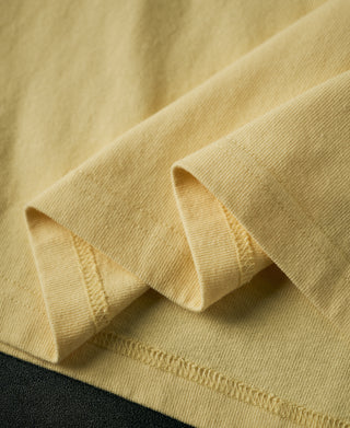hem detail of 1900s Heavyweight Cotton Jersey Boxy T-Shirt