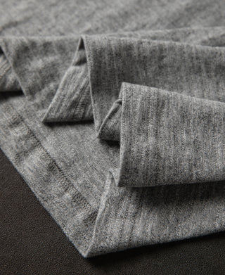 hem detail of 1900s Slub Cotton Jersey Boxy T-Shirt