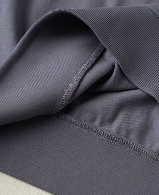 Hem Detail of 1950s V-Gusset Cotton T-Shirt