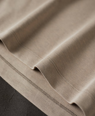 hem detail of Classic Fit Cotton and Modal-Blend T-Shirt