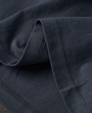 hem detail of Classic Fit Jersey Tubular Rugby Shirt