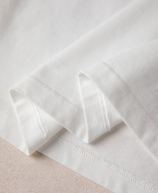 Hem Detail of Heavyweight Cotton T.C. Ringer T-Shirt