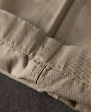 hem detail of French Army M-1952 Chino Trousers