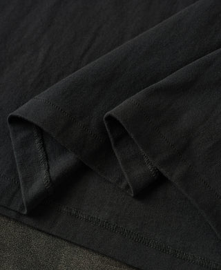 hem detail of Regular Fit Heavyweight Tubular Jersey T-Shirt