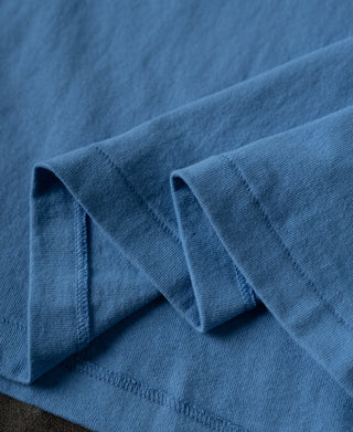 hem detail of Regular Fit Heavyweight Tubular Jersey T-Shirt