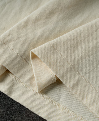 hem detail of Regular Fit Heavyweight Tubular Jersey T-Shirt
