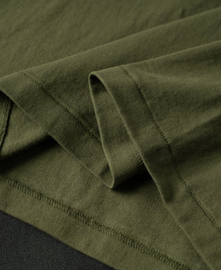 hem detail of Regular Fit Heavyweight Tubular Jersey T-Shirt