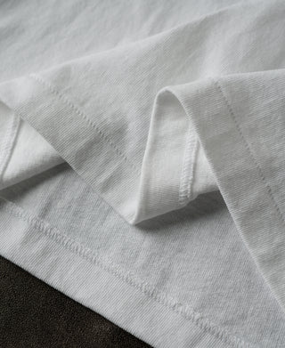 hem detail of Regular Fit Heavyweight Tubular Jersey T-Shirt