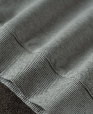 hem detail of Track Quarter-Zip Baseball Sweatshirt