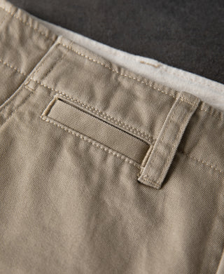 hip coin pocket of 1950s US Army Officer Chino Trousers