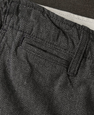 hip coin pocket of Black Chambray Work Pants