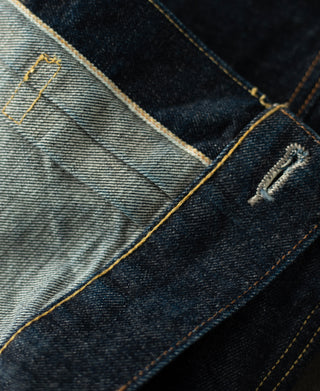 inner hem of 1950s Type 2 Selvedge Denim Jacket