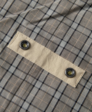 interior back waist tab of M-65 Salt Shrinkage Poplin Short Parka