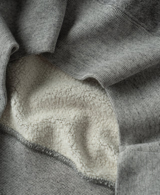 interior fabric texture of Heavyweight Boxing Glove Pocket Hoodie