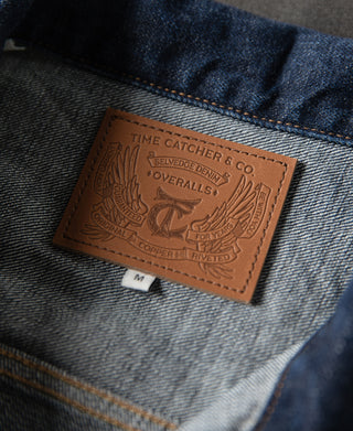 label of 1950s Type 2 Selvedge Denim Jacket