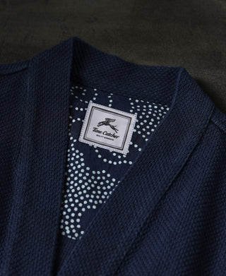 label of Indigo Sashiko Kendo Jacket