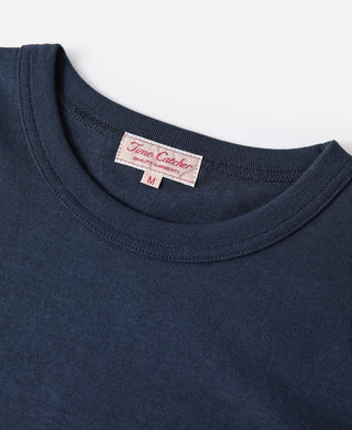 label of Classic Fit Loopwheel Slub Cotton Pocket T-Shirt
