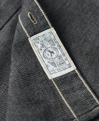 label of Vintage Cotton Jaspé Workshirt