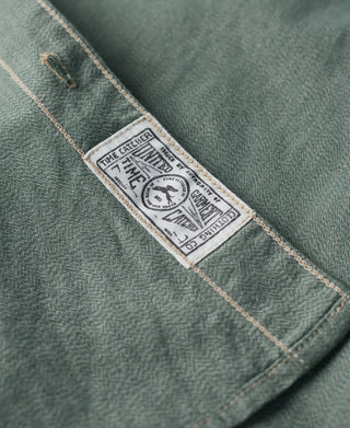 label of Vintage Cotton Jaspé Workshirt