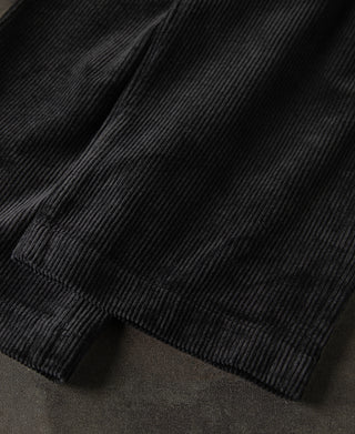 leg opening detail of 1960s Double Pleated Corduroy Trousers