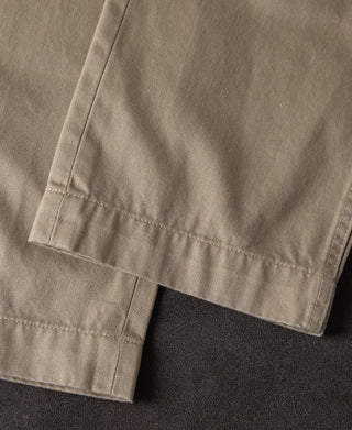 leg opening of 1950s US Army Officer Chino Trousers