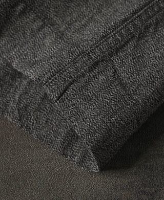 leg opening of Black Chambray Work Pants